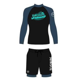 Toswim men's swimsuit surfing suit ufp50+ sun protection