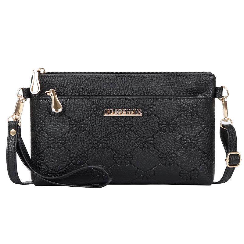 Women's bag new style shoulder soft leather mobile phone fashion