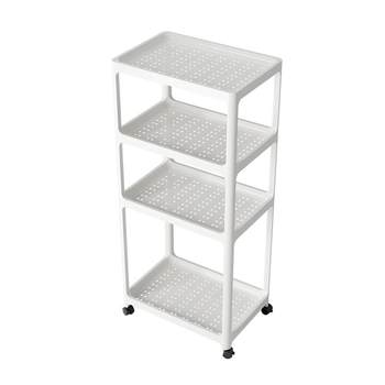 Anti-rust drainage thick plastic washbasin storage rack is stable