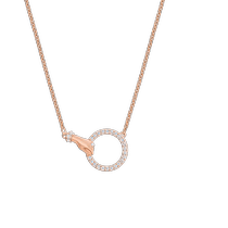 (Self-operated) Swarovski SYMBOL simple ring womens necklace