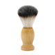 Solid wood shaving brush to clean up slag