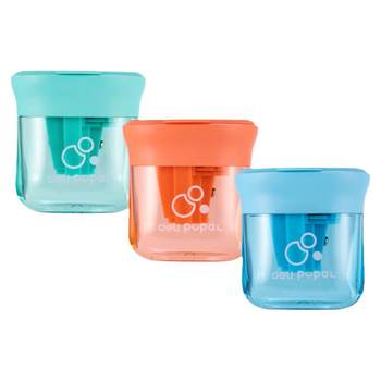 Deli three-hole pencil sharpener can sharpen both thickness and thickness