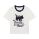 Basic House/Baijiahao contrasting color round neck puppy short-sleeved sweater summer new casual short top