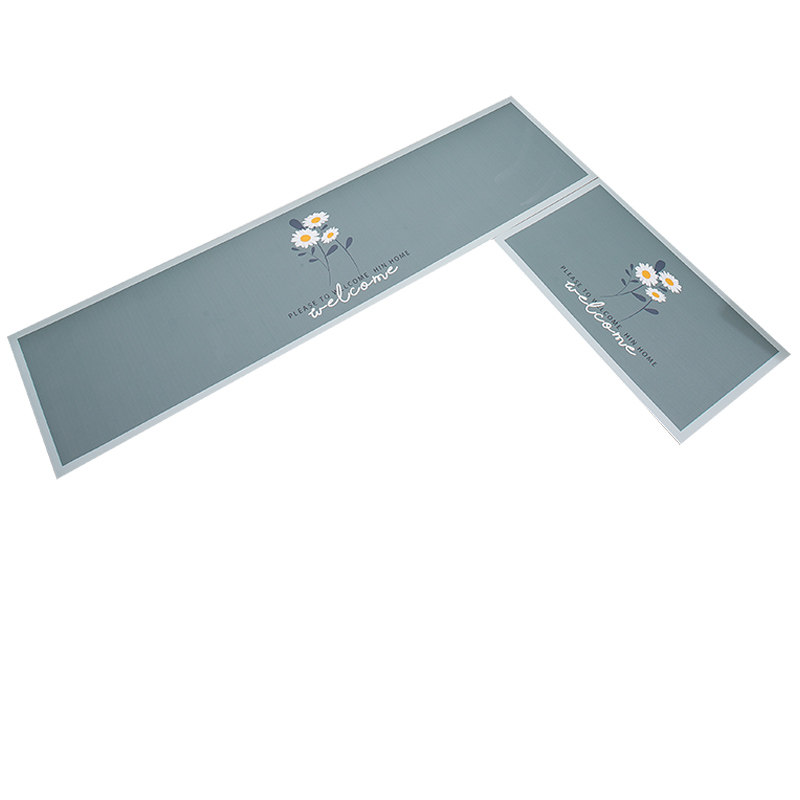 Oil-proof and dirt-resistant wipeable and washable long household floor mat