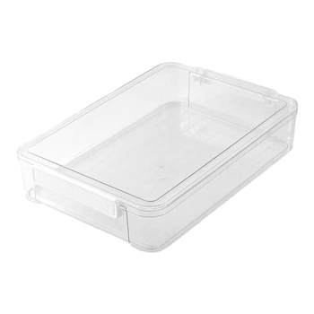 Household id storage box a4 transparent file information box