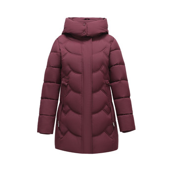 Middle-Aged Mother's Winter down Cotton Jacket for Women 2025 New Thickened Cotton Coat Stylish Mid-Length Hooded Cotton-Padded Jacket