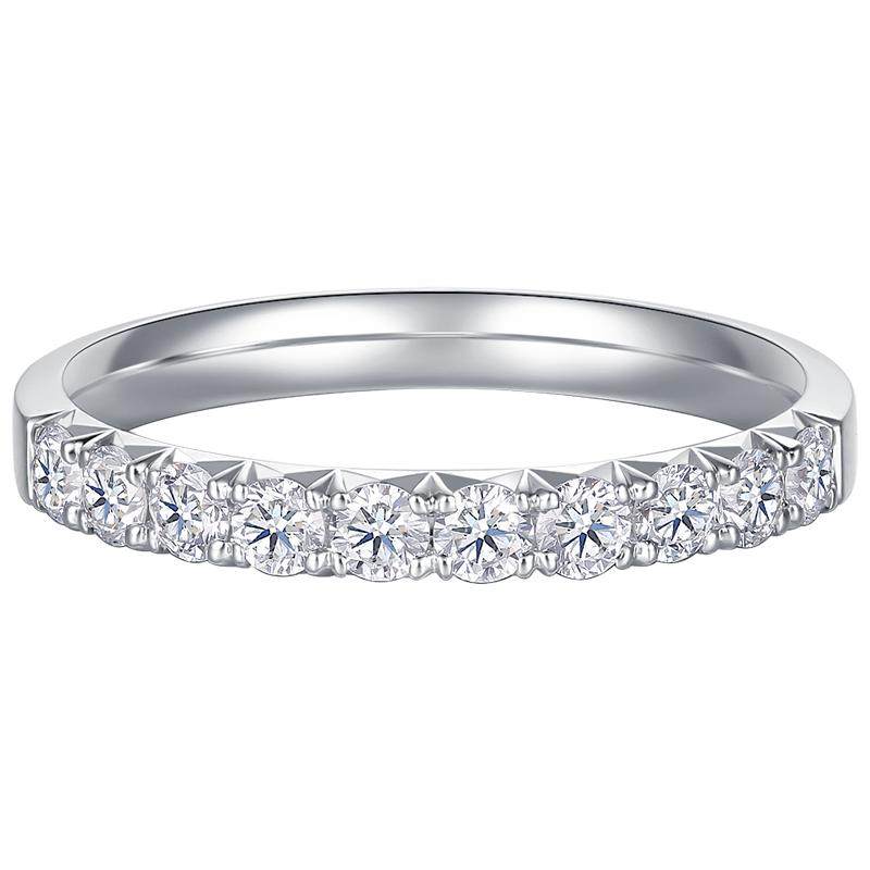 Xie Ruilin 18k gold diamond row women's ring