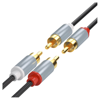 Double lotus head audio cable 2rca two-to-two av universal dvd tv cd amplifier subwoofer speaker audio