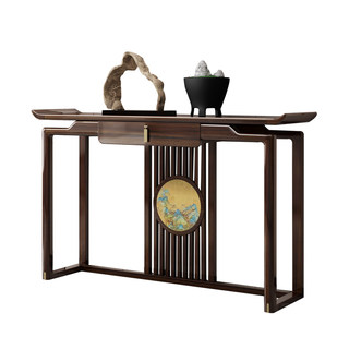 New Chinese style console table ebony solid wood console cabinet