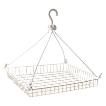 Home clothes drying basket double-layer windproof clothes drying net pocket household flat anti-deformation clothes drying basket mesh clothes drying rack