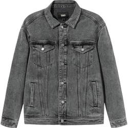 Senma denim jacket male trend retro Hong Kong style spring top leisure ins, simple commute street jacket