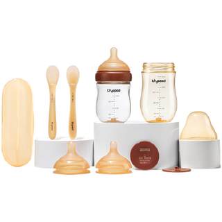 Shixi glass bottle gift box set for newborn baby