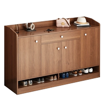 Zhuohe (Furniture) Shoe Cabinet Home Door New Chinese Style Solid Wood Color Entry Entrance Cabinet Indoor Door Shoe Rack