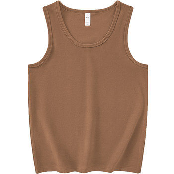 Thermal double-sided velvet sleeveless bottoming vest retains heat and keeps you warm