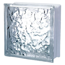 超白玻璃砖水晶砖块隔断卫生间墙设计装潢网红艺术透明空心玻璃砖