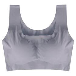 Japanese-Style Seamless Women's Bra, Push-Up, Wireless, Sexy, Shockproof, Vest-Style, Large Size, Sports Running, Beautiful Back Design
