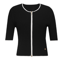 DEEP BREATH Take a deep breath my brother is really good at matching color pit strips mid-sleeve cardigan commuting sweater A401159