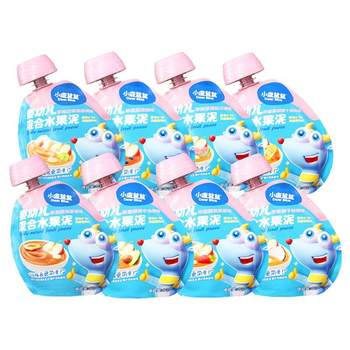 Fawn blue infant fruit puree no added complementary food