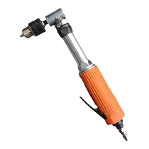 Right angle pneumatic grinder polishing machine angle grinder pneumatic drill elbow 90 degree lengthened gap inner corner narrow space steam