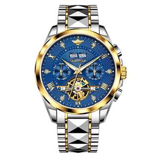 2025新款瑞士欧品客品牌手表男士机械表镂空腕表男款腕表防水正品