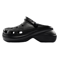 Little Whale Croc Shoes Womens Summer Sandals 2024 New Thick-Soled Beach Shoes Outerwear Breathable Toe Slippers Women