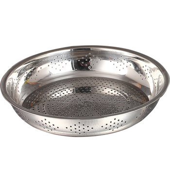 22-50cm stainless steel steaming tray round thickened
