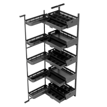 Mckelon Kitchen Big Monster High Cabinet Pull Basket Zero Food Pull Basket High Cabinet Linkage Big Monster Dining Side Cabinet Pull Basket Shallow Cabinet