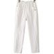 Washed cotton casual pants moderate commuting Korean version