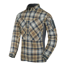 Helikon MBDU flannel shirt antibacterial sun protection lightweight wear-resistant outdoor multi-pocket long-sleeved shirt