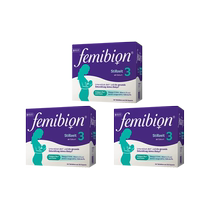 (Live broadcast is more cost-effective) femibion ​​Ivian 3-stage postpartum lactation period DHA active folic acid 56 days * 3 boxes