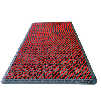 Outdoor door entry floor mats with anti-slip mats for snowy days