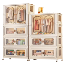 Japanese simple wardrobe baby home clothes storage cabinet storage small wardrobe childrens bedroom rental foldable