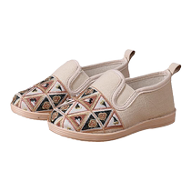 Hanfu shoes for boys old Beijing childrens handmade cloth shoes spring and autumn national style shoes ancient style ethnic style cotton and linen soft sole shoes