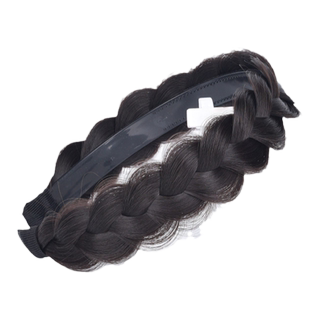 Hairband braid fishbone braid hand braided hair with teeth