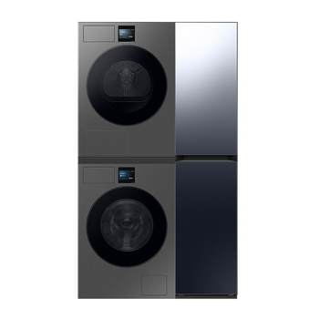 Samsung 12kg washing machine + 11kg heat pump dryer + mirror clothing care machine black