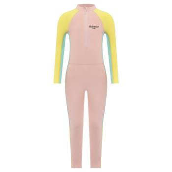 Be van der an children's long sleeve one-piece warm swimsuit