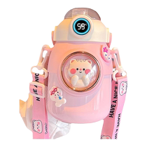 2024 new childrens thermos cup for kindergarten students to go to school special straw water cup for girls with good looks 751