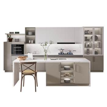 Holike quartz stone countertop cabinet customization