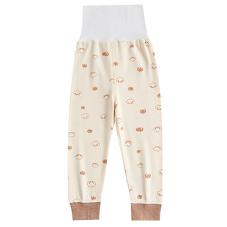 两条装春秋宝宝高腰护肚裤婴儿裤子男女儿童打底睡裤纯棉秋裤单条