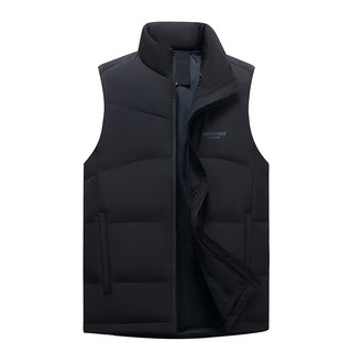 Hengyuanxiang Group Colorful Sheep down Vest Men's Sleeveless Warm Vest Stand Collar Sports Casual Vest for Dad and Young Men