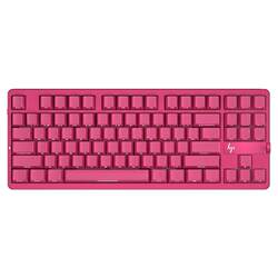 Hp Gt87 Mechanical Keyboard Customized Wireless Three-Mode Bluetooth Silent High-Quality Design for Typing and Office Use by Women