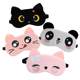Relieve eye fatigue cartoon eye mask hot and cold compress