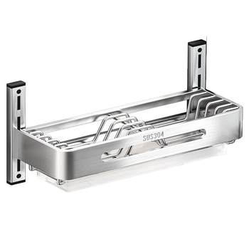 Luke wall-mounted 304 stainless steel dish storage rack