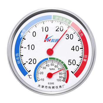 Indoor and outdoor thermometer and you perceive the change of seasons