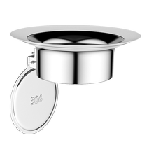 Toilet toilet anti-odor device stainless steel pit toilet cover hole plug toilet deodorant artifact 685