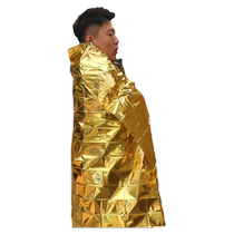 Outdoor emergency blanket emergency insulation blanket sun protection and cold protection life-saving tin foil anti-hyperthermia blanket thickened outdoor survival equipment