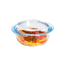 (Self-operated) Ocuisine imported heat-resistant glass baking pan microwave oven special glass bowl with lid plate for home use