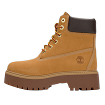 Timberlands official flagship rhubarb boots womens shoes 2024 autumn new outdoor Martin boots warm retro high-top boots