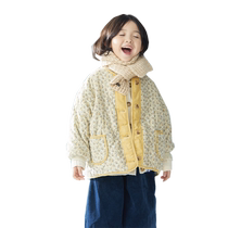 Vêtements enfant Barra Anti Season Promotion Plus Suede Boy Girl Winter Style Coréen Teas Broken Flowers Light Core Suede Liner Jacket