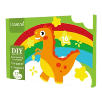 Childrens DIY handmade sand painting princess coloring graffiti painting toys creative scratch painting making colored sand toys female 146